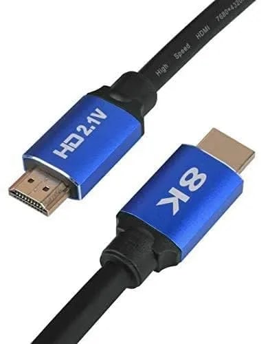 8K UHD HDMI Cable High Speed 48Gbps HDMI 2.1 Cord Supports 8K@60HZ, 4K@120HZ UHD, 2160p, 1080p, Ethernet, 3D, Audio Return (ARC) for TV, Laptop, PC, Monitor and Projector (8K, 5 Meter)