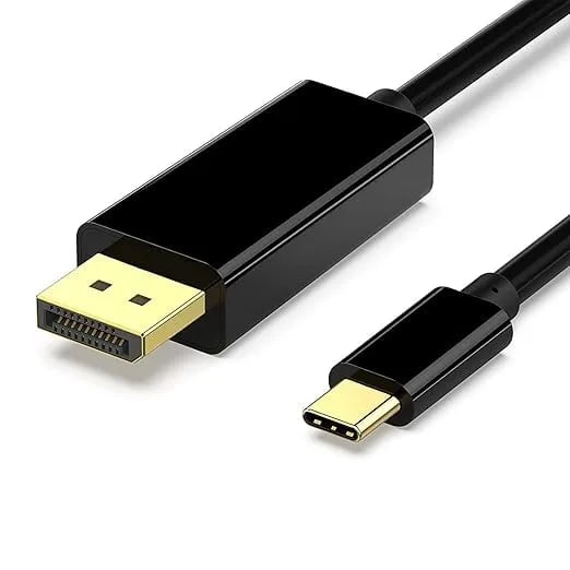 USB C to DisplayPort 1.8 Meter Cable(8K@60Hz 4K@144Hz), USB Type-C to DP Adapter [Thunderbolt 3/4 Compatible] with iPhone 15 Pro/Max, MacBook Pro/Air 2023, iPad Pro, iMac, S23, XPS 17 and More