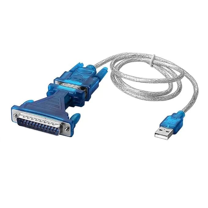 USB to RS-232, DB9 and DB25 Serial Adapter Cable with 9-Pin and 25-Pin Port Connect Option, Green USB2ODB9DB25