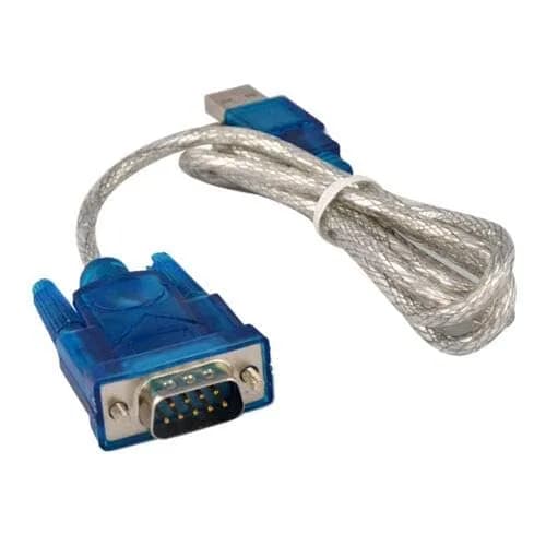 USB to RS232-DB9 Cable Serial Adapter, USB 2.0 to RS-232 Serial 9-Pin Converter, Greenish Blue, GURS232C