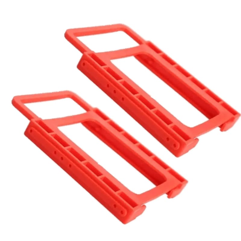 WiredCom | 2 Pcs | Fiber Screwless 2.5 inch to 3.5 inch HDD SSD Sata Hard Drive Mounting Disk Adapter Bracket and Plastic Dock Holder
