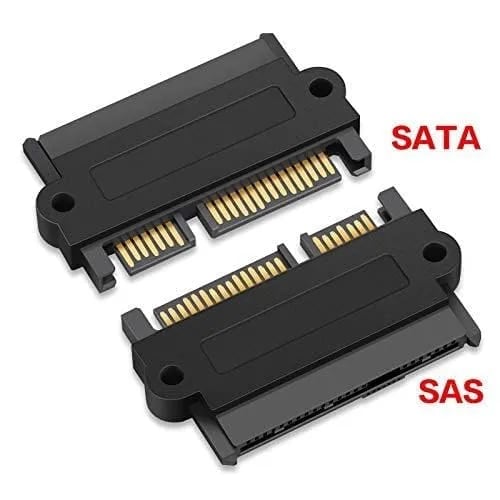 WiredCom Sff-8482 SAS to Sata 180 Degree Angle Adapter Converter Straight Head for Personal Computer, Server, SAS Motherboard, Black
