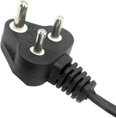 WiredCom® 2 Pin Universal AC Power Cable Cord for Camera Printer Power Adapter Charger - Black