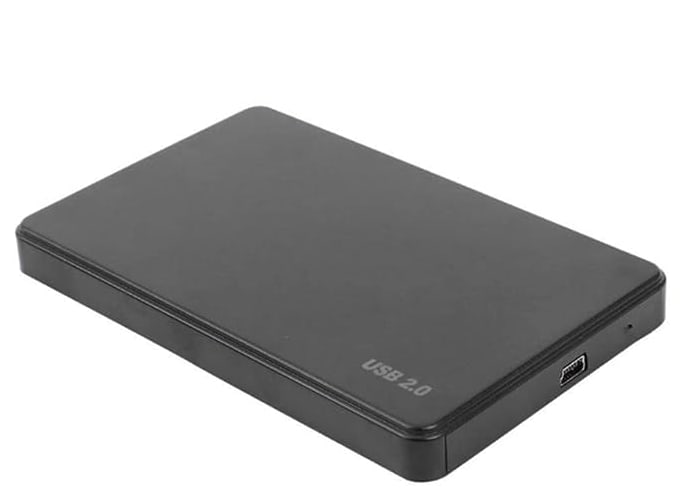 2.5 inch Hard Disk Case SATA USB 2.0 Portable Tool Free SSD Solid State Disk HDD Box External Hard Drive Enclosure for PC