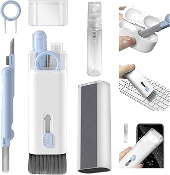 7-in-1 Multifunctional Electronic & Keyboard Cleaner Kit with Spray Bottle