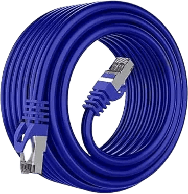Cat6 Ethernet Cable, High-Speed 550MHZ / 10Gigabit Speed UTP LAN Cable, Network Cable Internet RJ45 Cable LAN Wire, Patch Computer Cord Gigabit Category 6 Wires for Modem,Router Blue