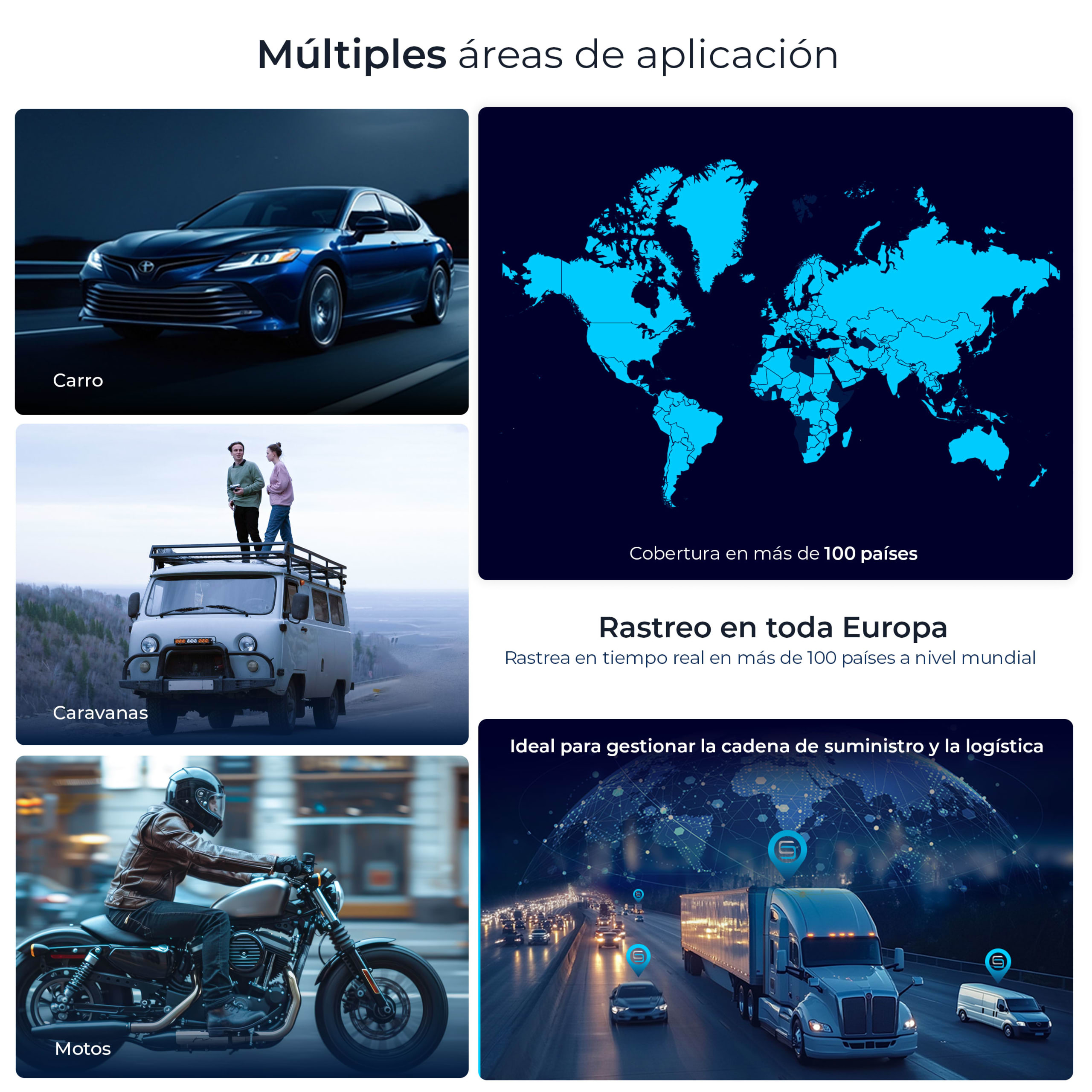 Salind 01 4G — adecuado para coches, furgonetas, remolques y vehículos de flota