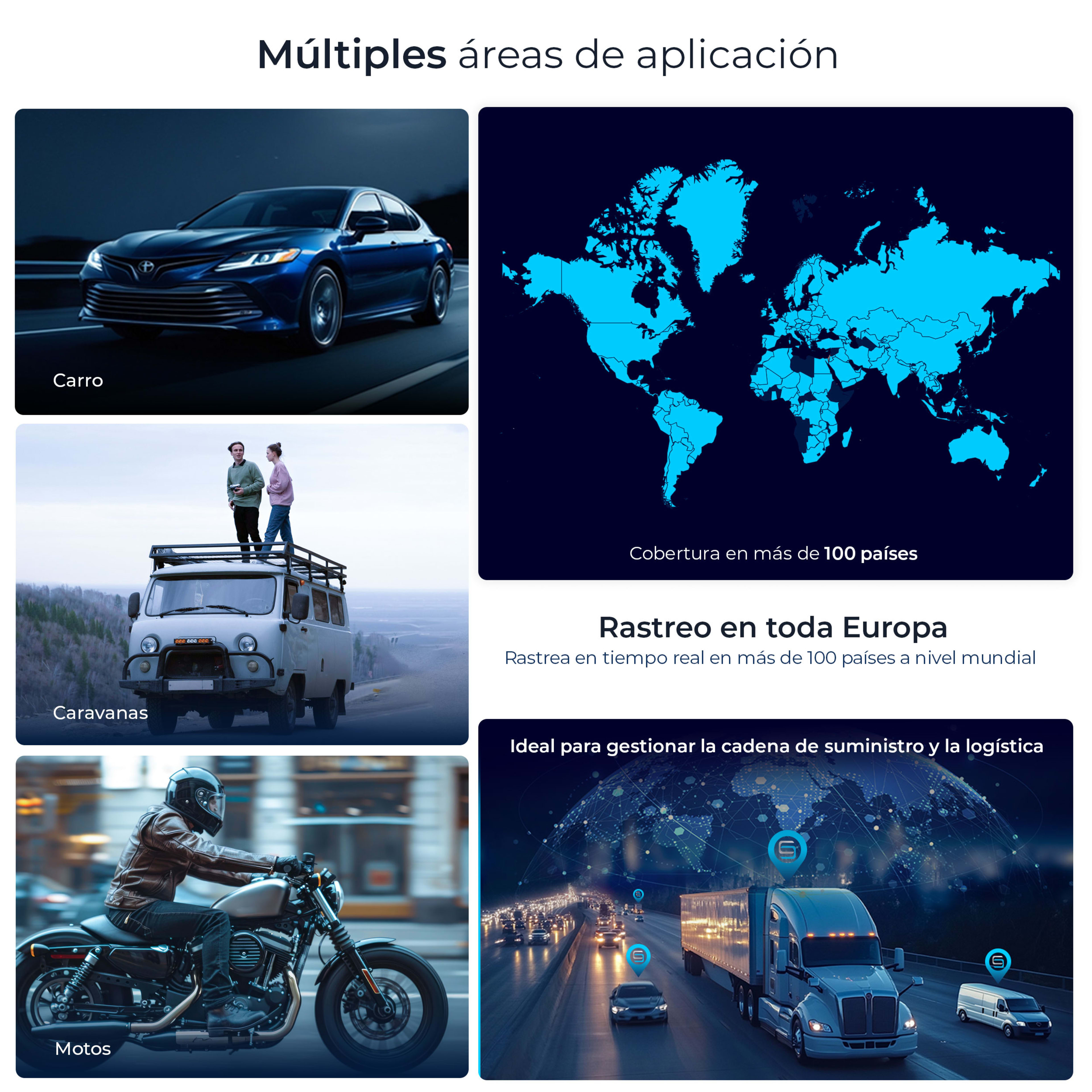 Salind 01 4G — adecuado para coches, furgonetas, remolques y vehículos de flota