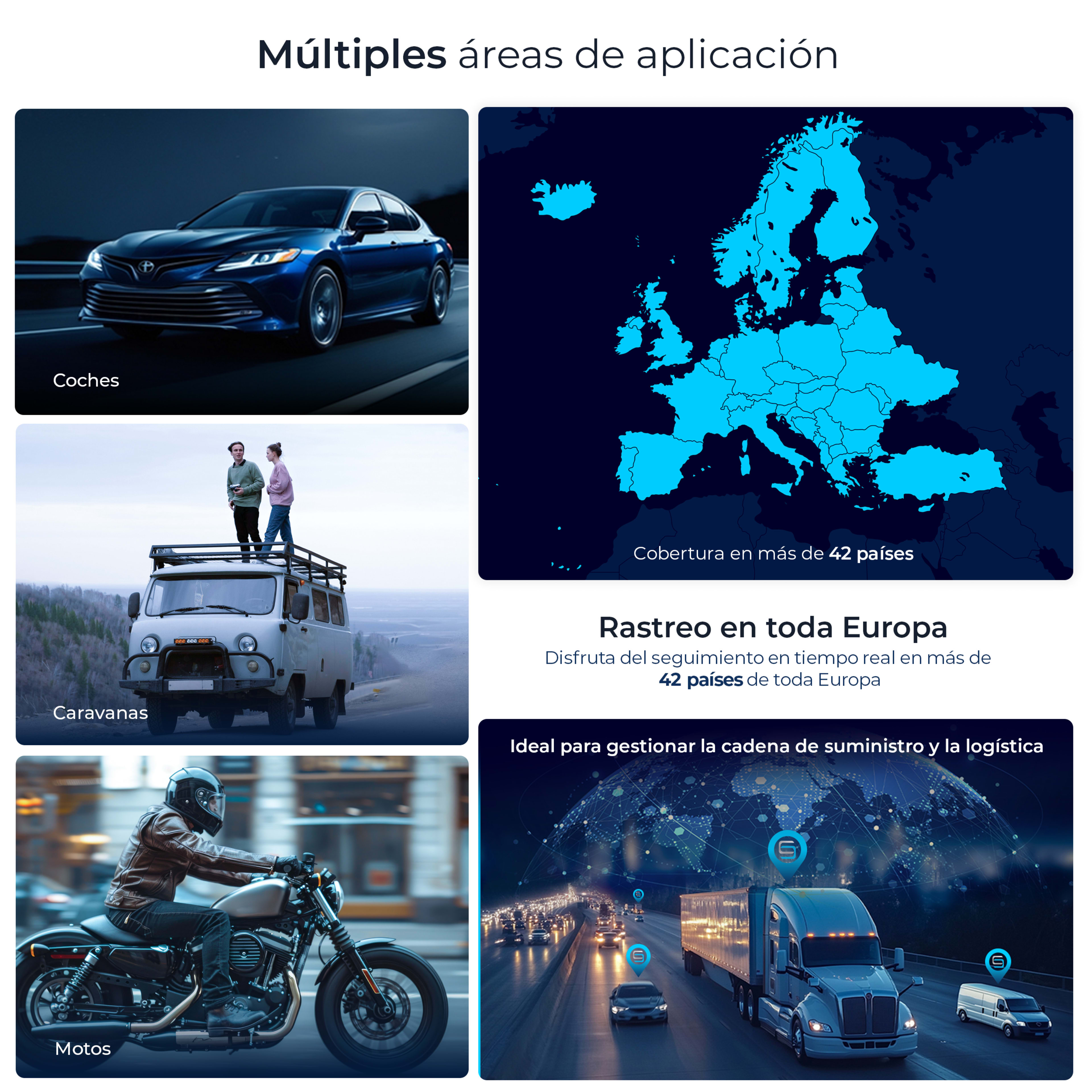 Salind 01 4G — adecuado para coches, furgonetas, remolques y vehículos de flota
