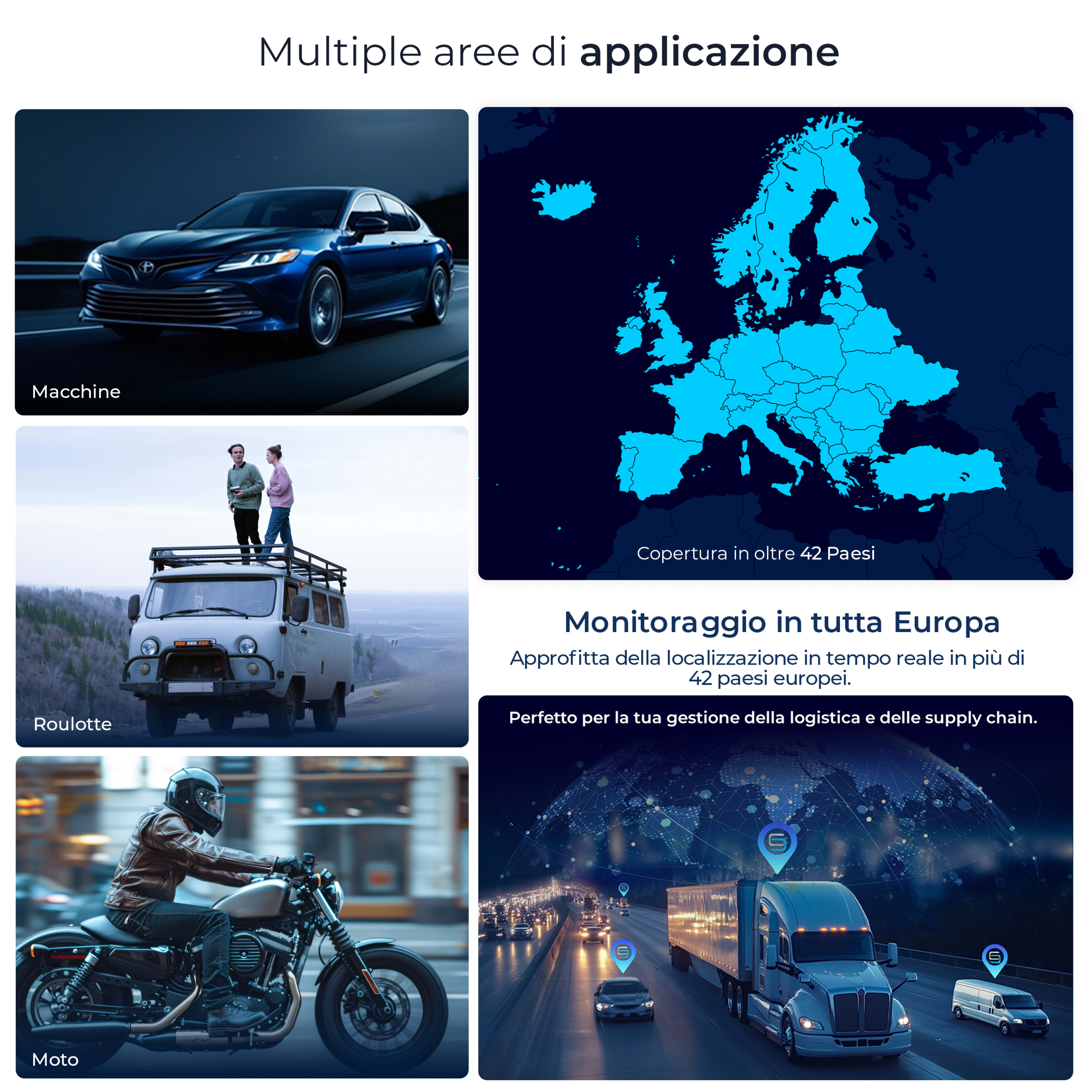 Salind 11 4G — adatto a auto, moto, caravan, attrezzature, beni di valore