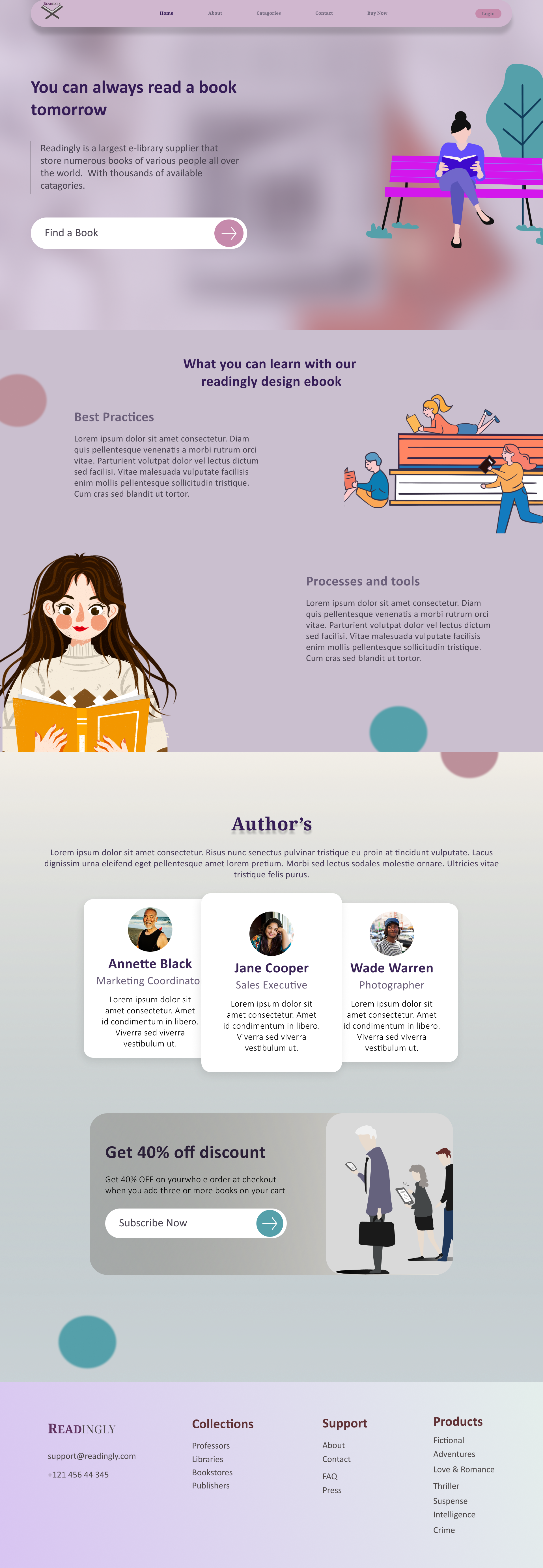 E-Book Landing Page preview
