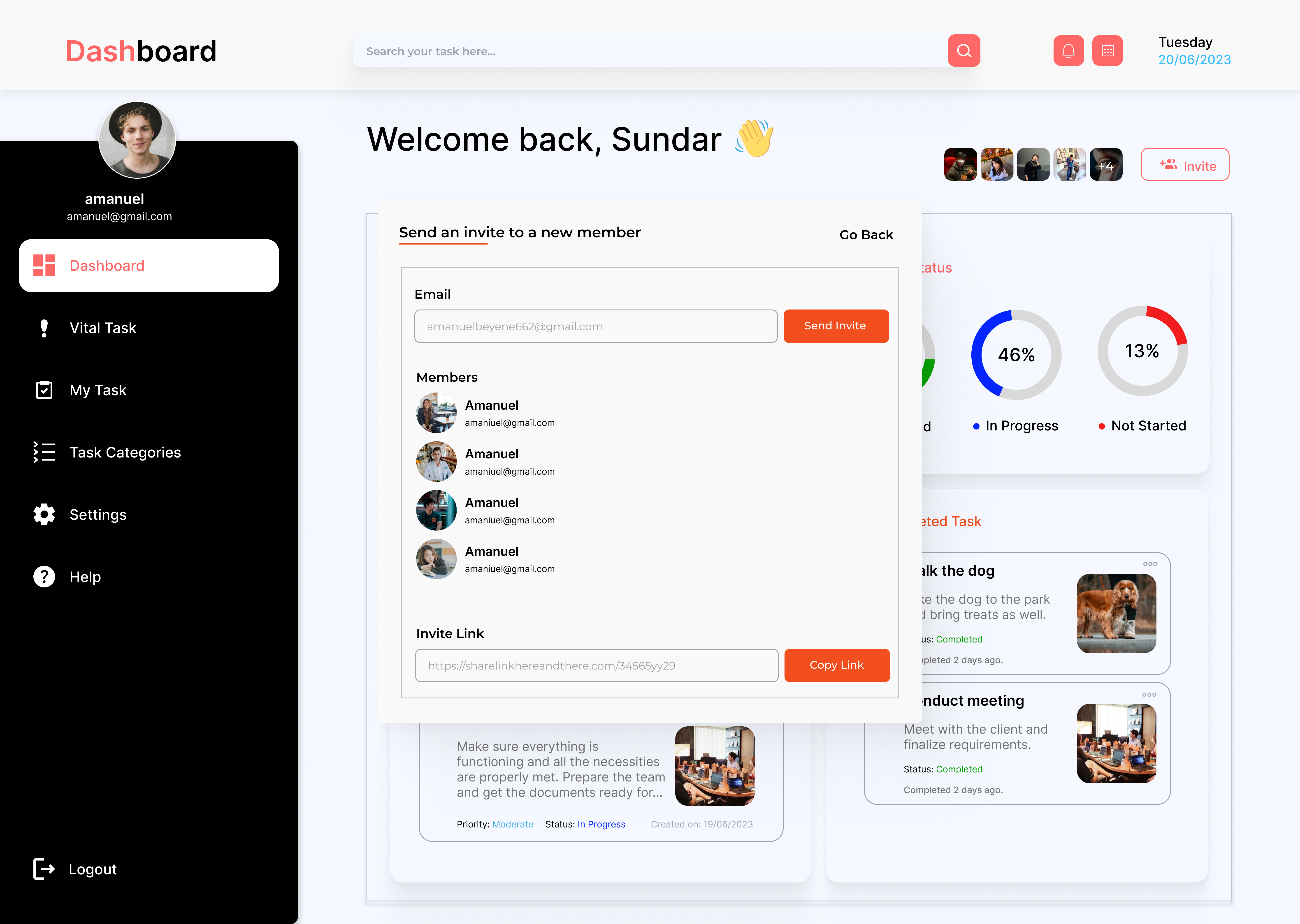 Task Management System preview