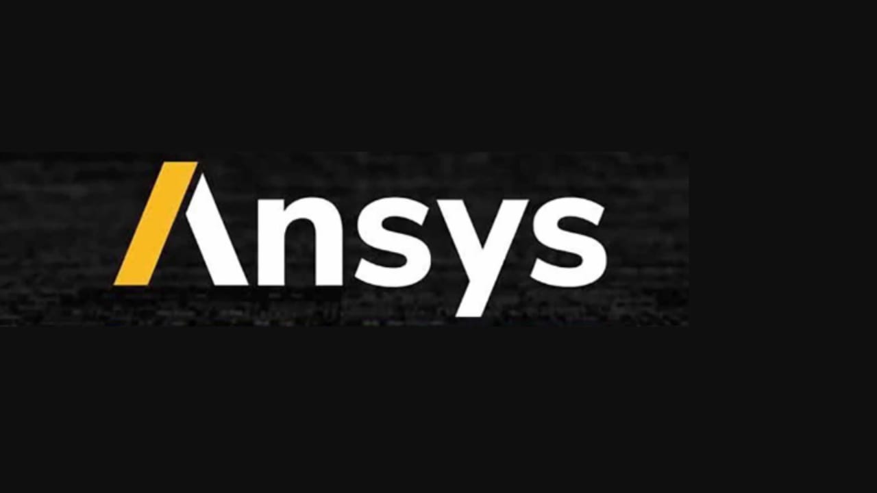 ANSYS Workbench FEA simulation showing stress distribution on a mechanical component