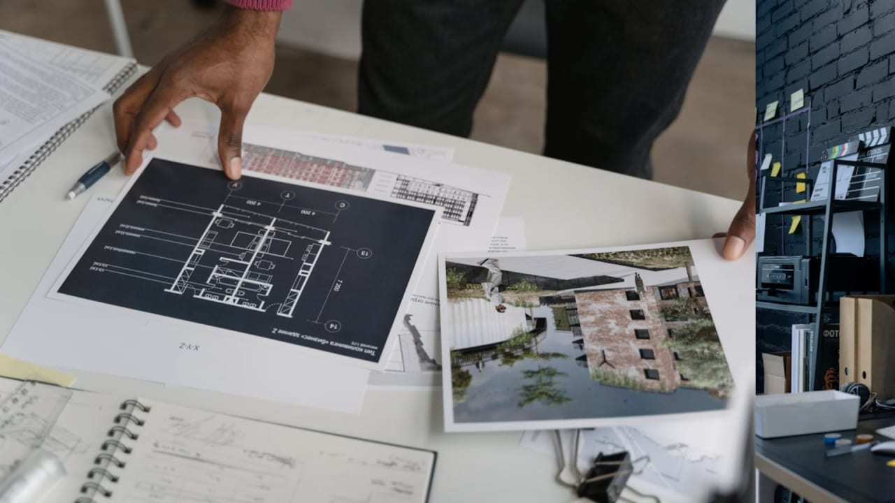 Architecture thesis design studio workspace for B.Arch students in Pakistan