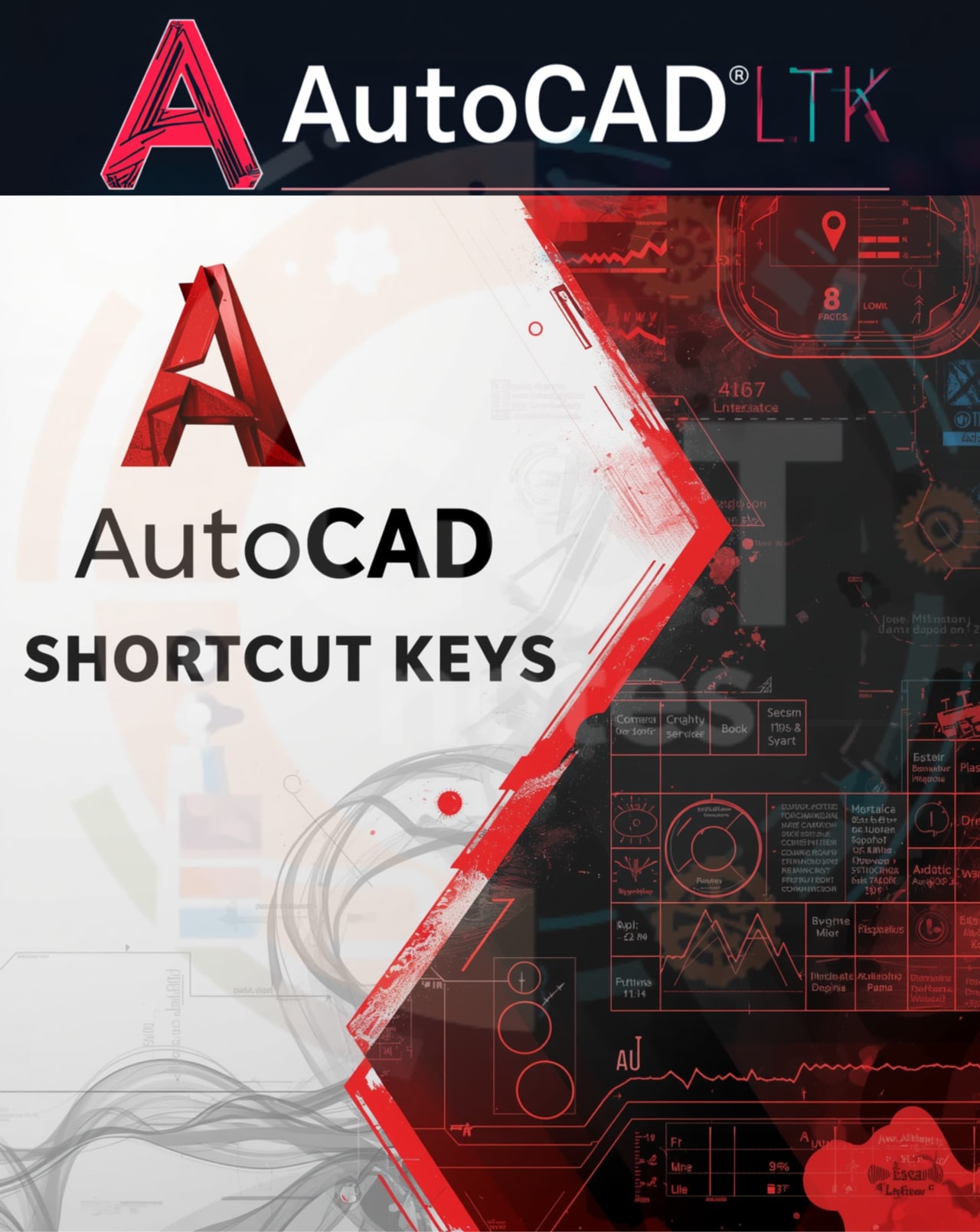 Description of Autocad shortcut keys