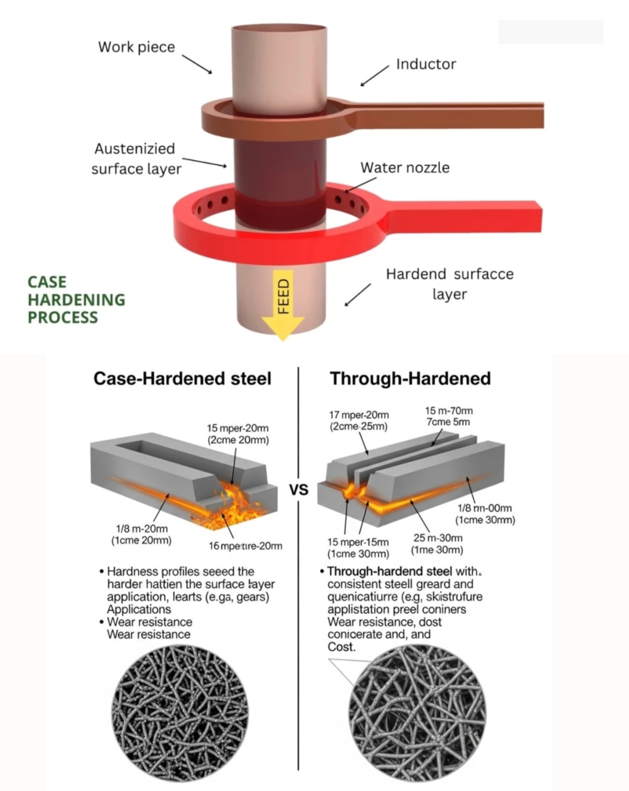 Description of Case hardening process