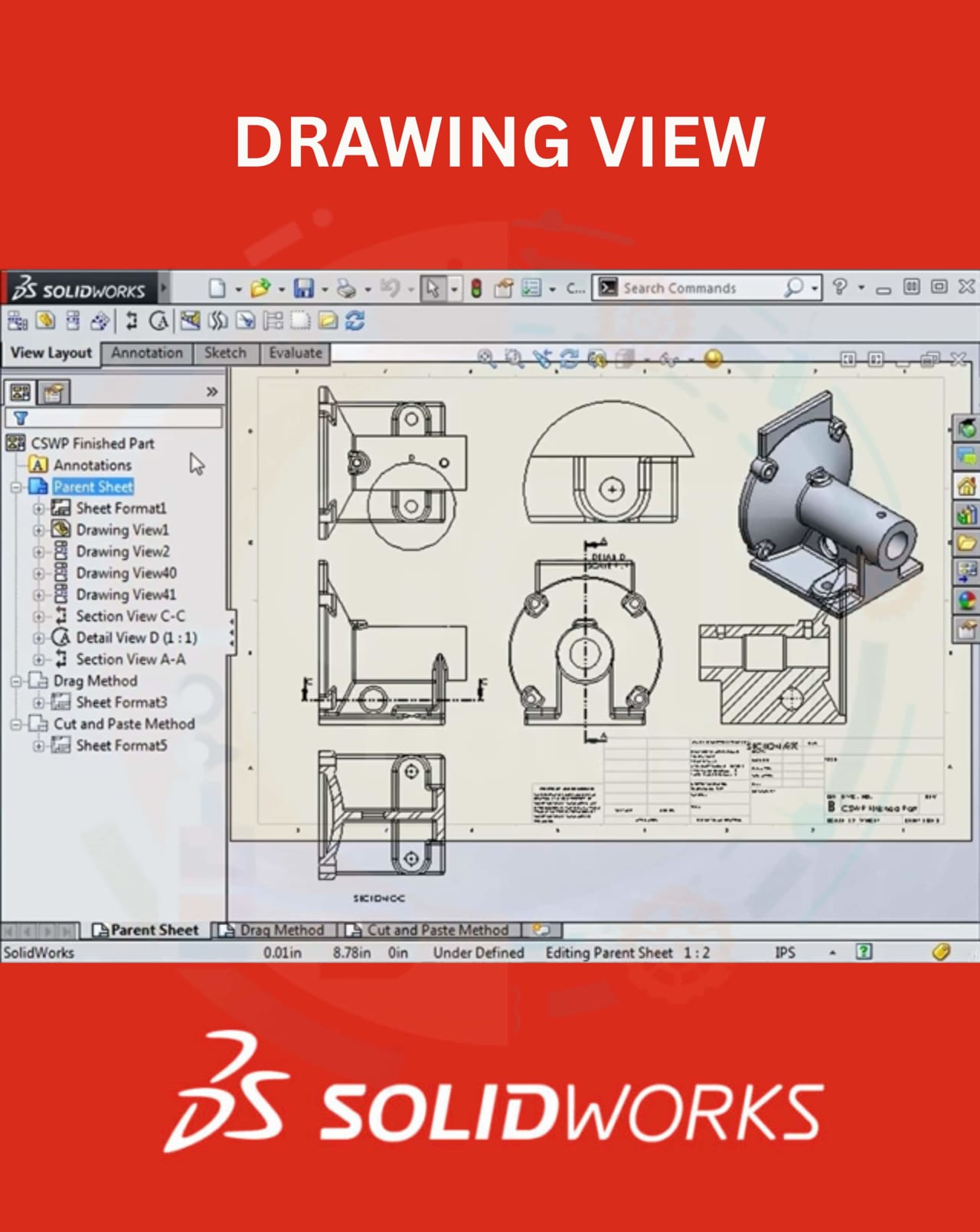 Description of Drawing view