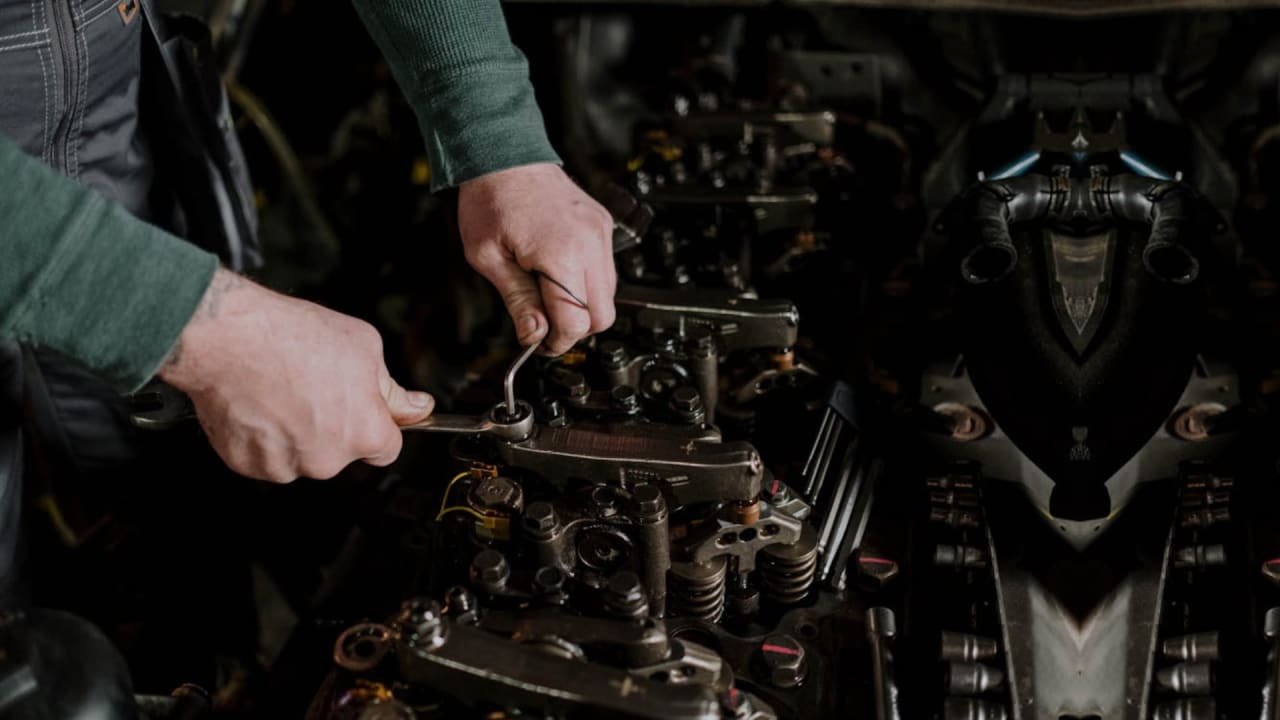 DAE Mechanical technicians working in a government workshop in Pakistan