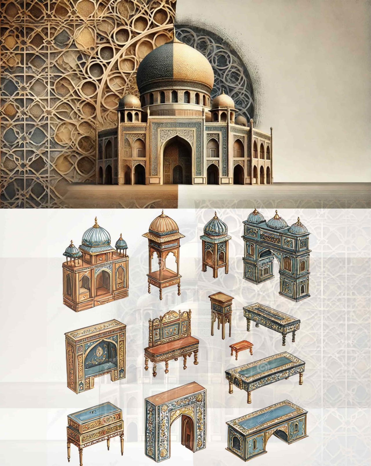 Description of Muslim architecture