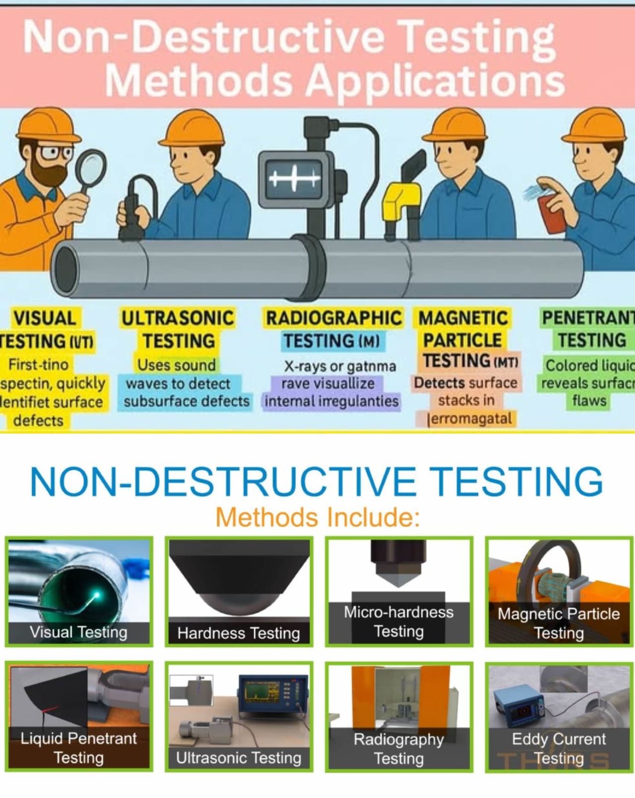 Description of Non-destructive tests
