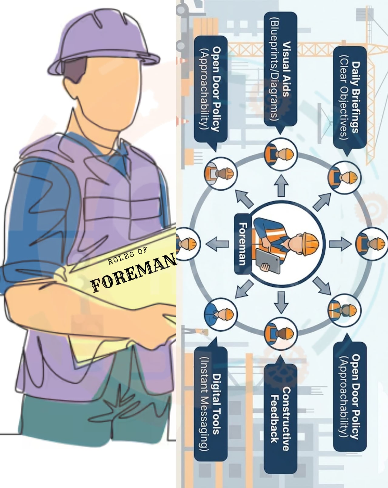 Description of Role of foreman in management