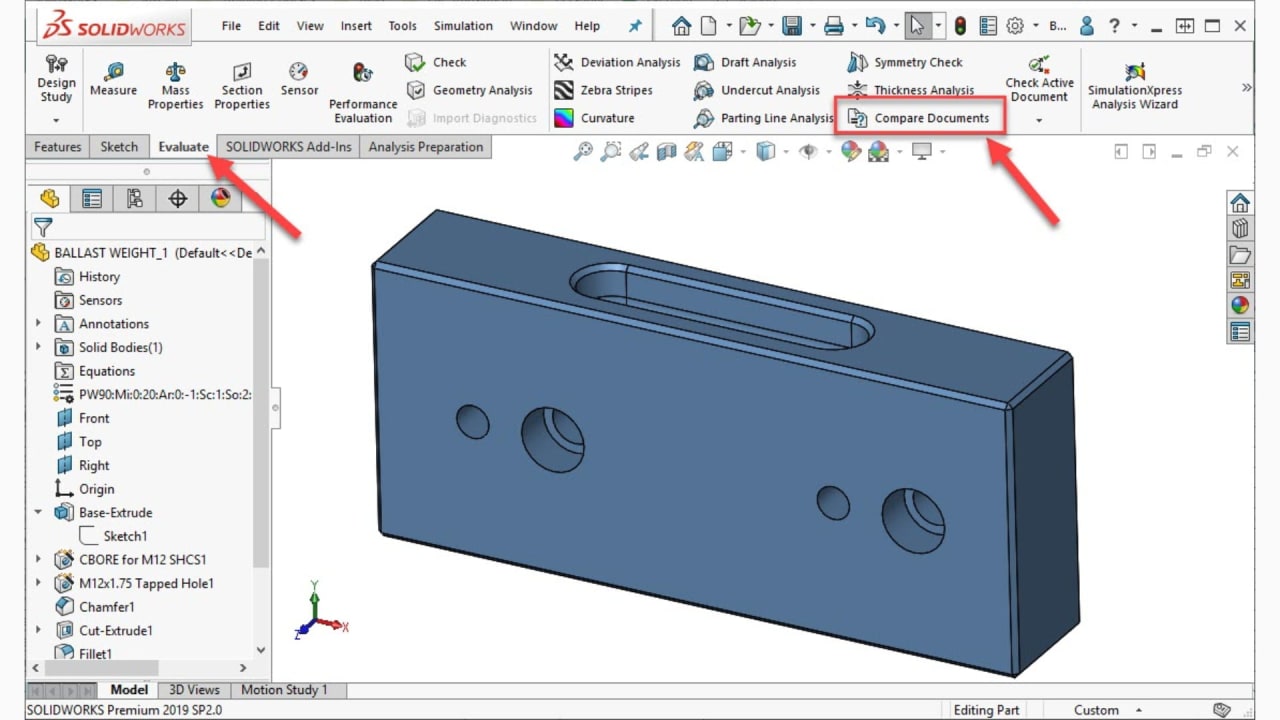 SolidWorks tools and feature manager — beginner overview for DAE Mechanical students Pakistan
