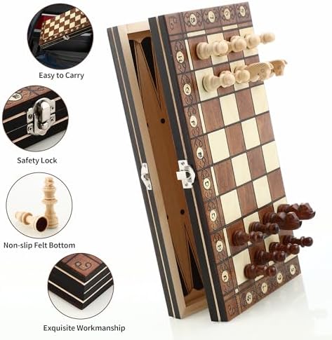 Vue 5 de Jeu Dechecs Magnetique En