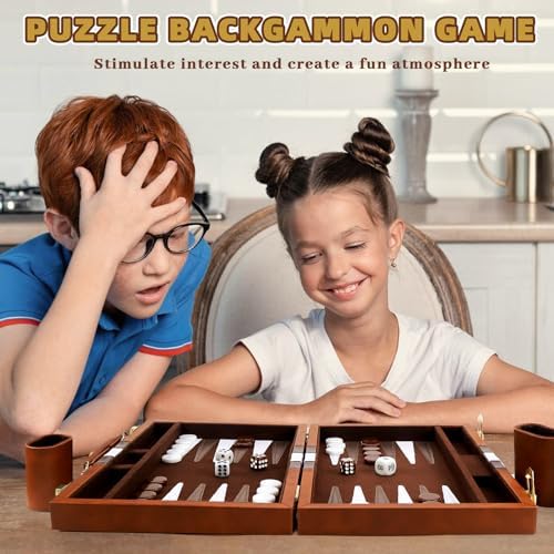 Vue 7 de Backgammon Ensemble De Voyage