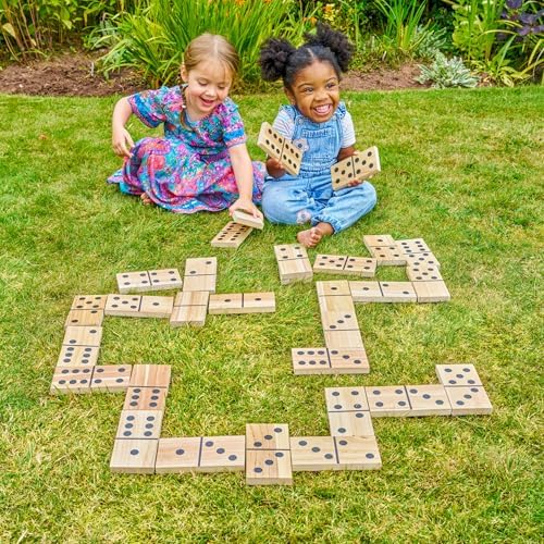 Vue 2 de Jeu Dominos Geant Bois