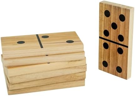 Vue 6 de Jeu Dominos Geant Bois