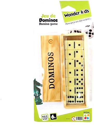 Vue 3 de Jeu Dominos Boite Bois