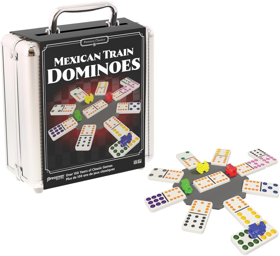 Vue 2 de Goliath Mexican Train Dominoes