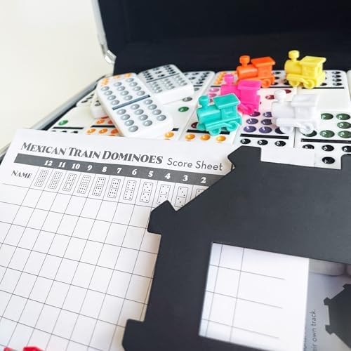 Vue 5 de Goliath Mexican Train Dominoes