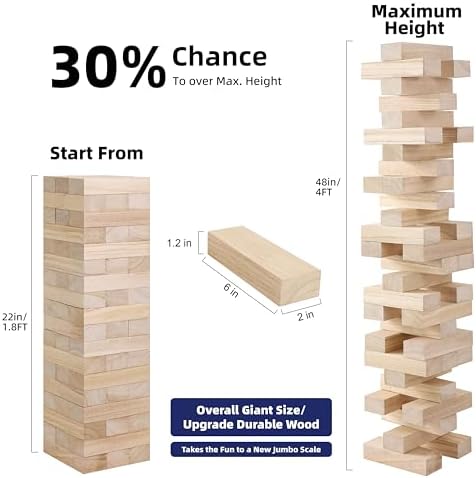 Vue 2 de Giant Tumble Tower Game