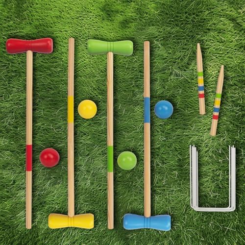 Vue 4 de Jeu De Croquet En