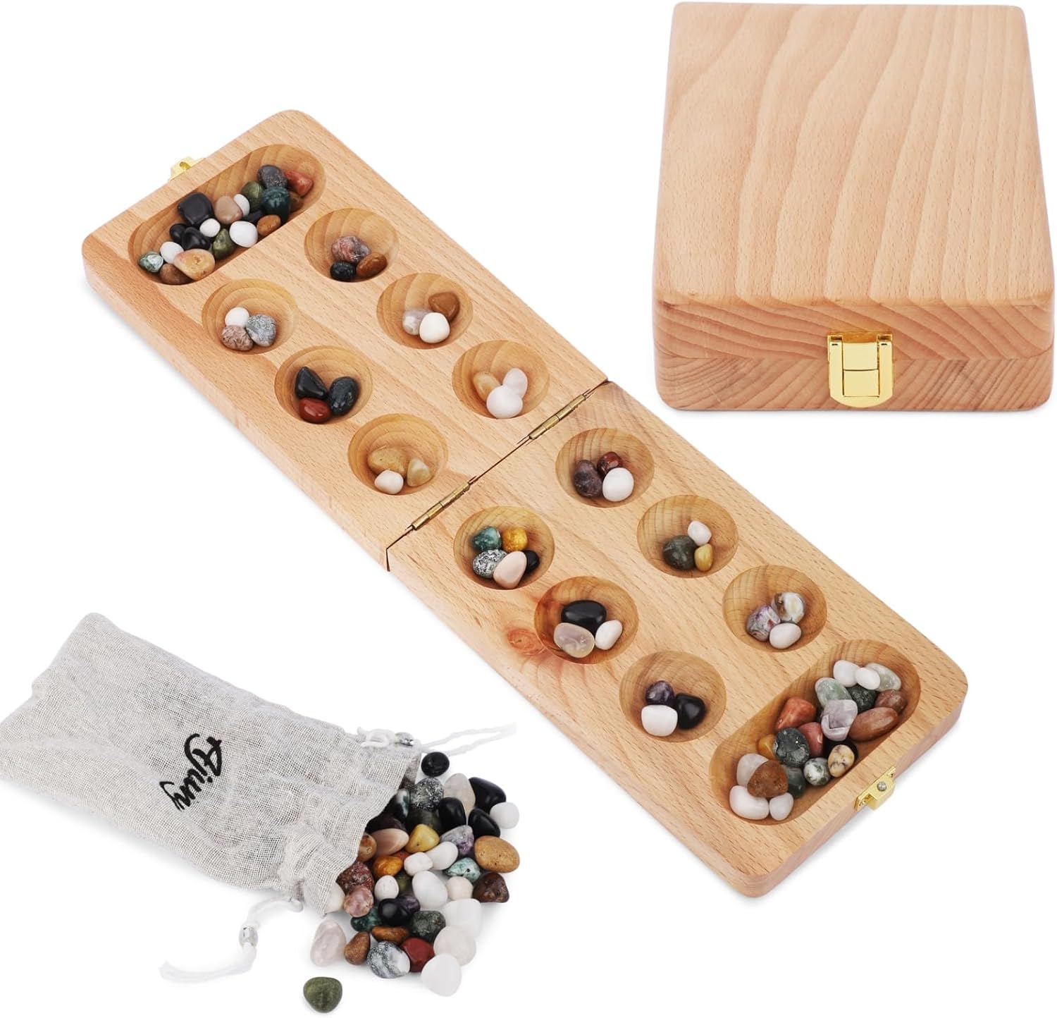 Jeux stratégie plateau - Jeux de plateau traditionnels en bois noble