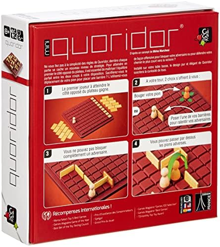 Vue 3 de Gigamic Quoridor Version Mini