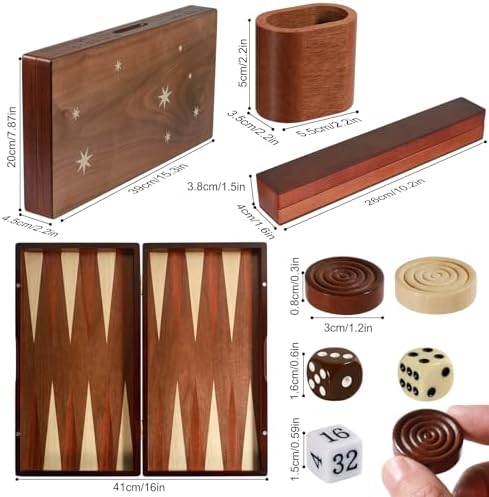 Vue 3 de Ensemble De Backgammon En