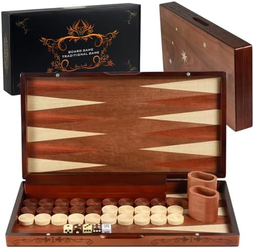 Vue 6 de Ensemble De Backgammon En