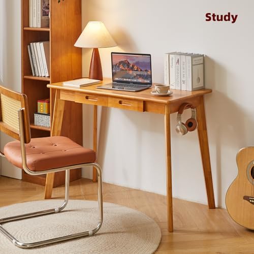 Vue 2 de Bureau Decriture En Bois