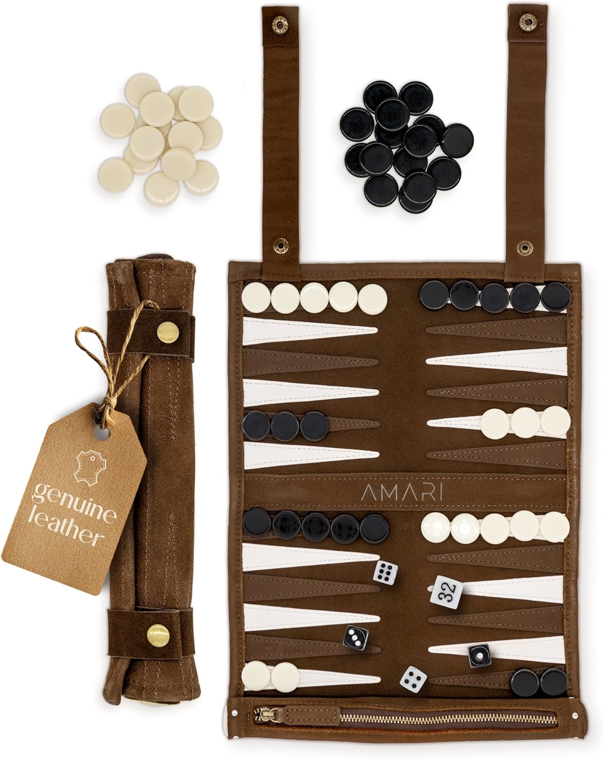dames et backgammon - Jeux de plateau traditionnels en bois noble