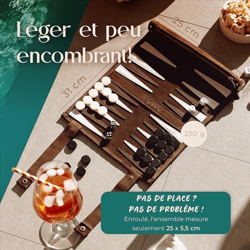 Vue 4 de Amari Backgammon De Voyage
