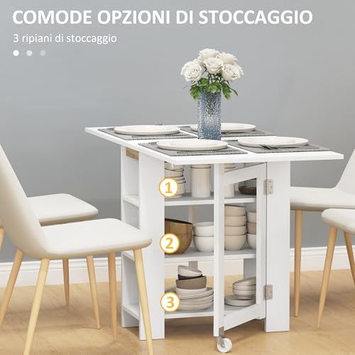 Vue 4 de Homcom Table Manger