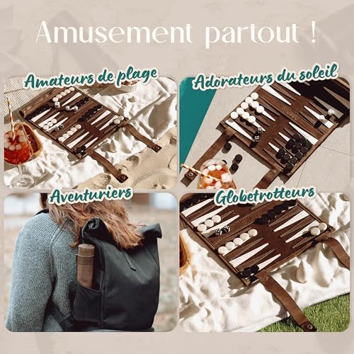 Vue 6 de Amari Backgammon De Voyage