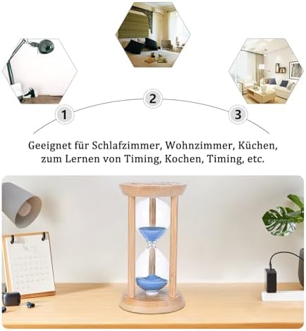 Vue 4 de Sablier En Bois Sablier