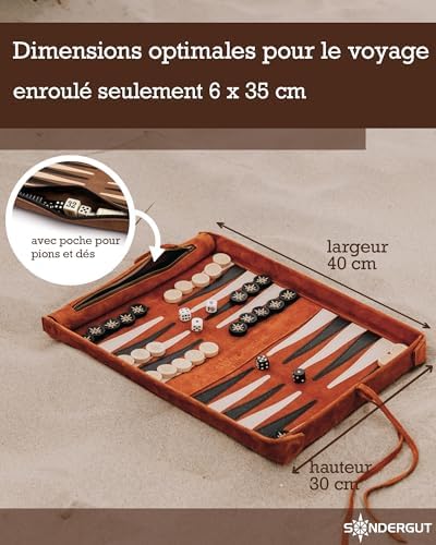 Vue 4 de Sondergut Backgammon Deluxe En