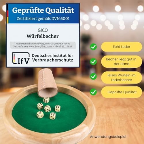 Vue 3 de Gico Gobelet Des Cuir