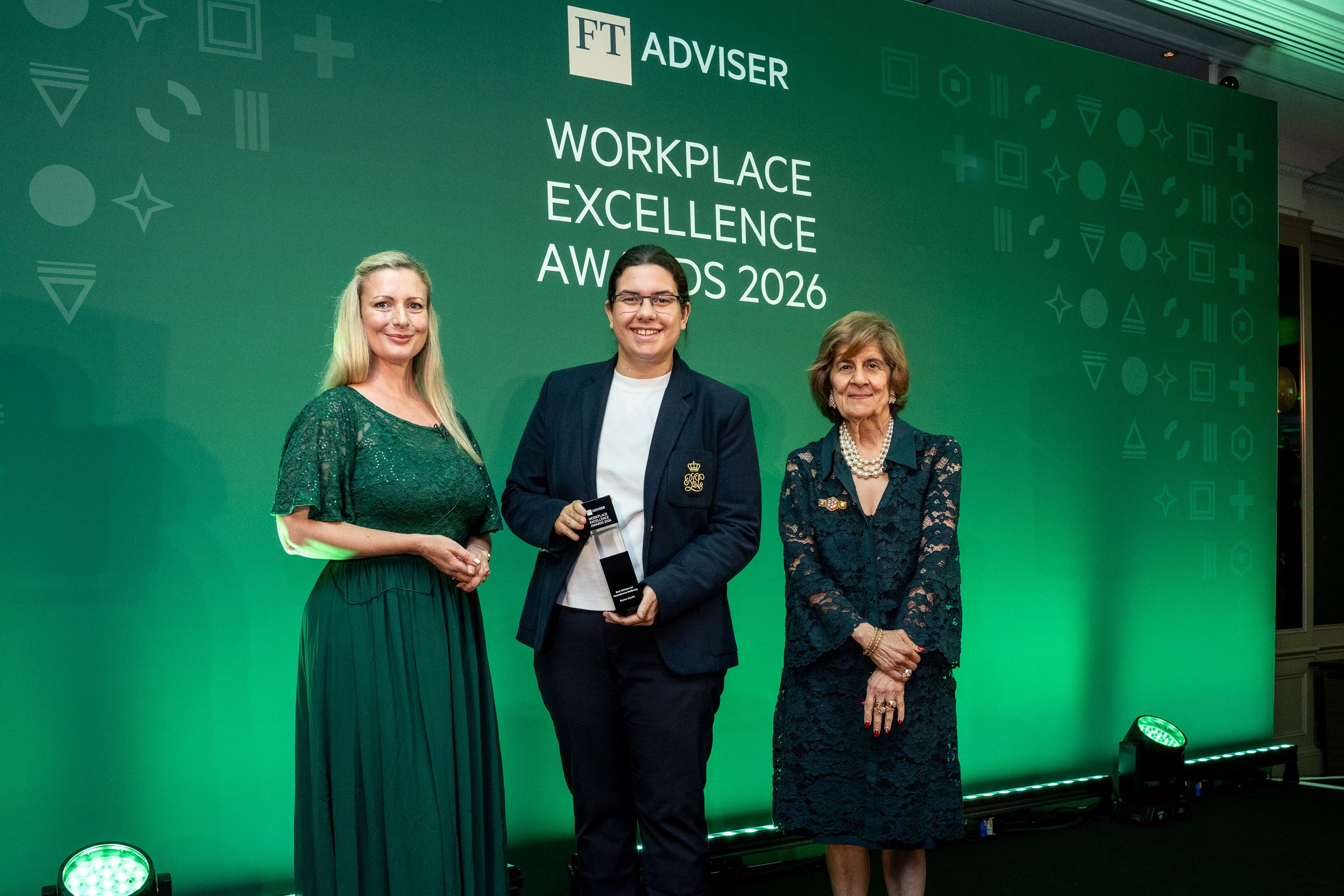 Roxton Wealth winning Best Initiative for Neurodiverse Wellbeing at the FT Adviser Workplace Excellence Awards 2026