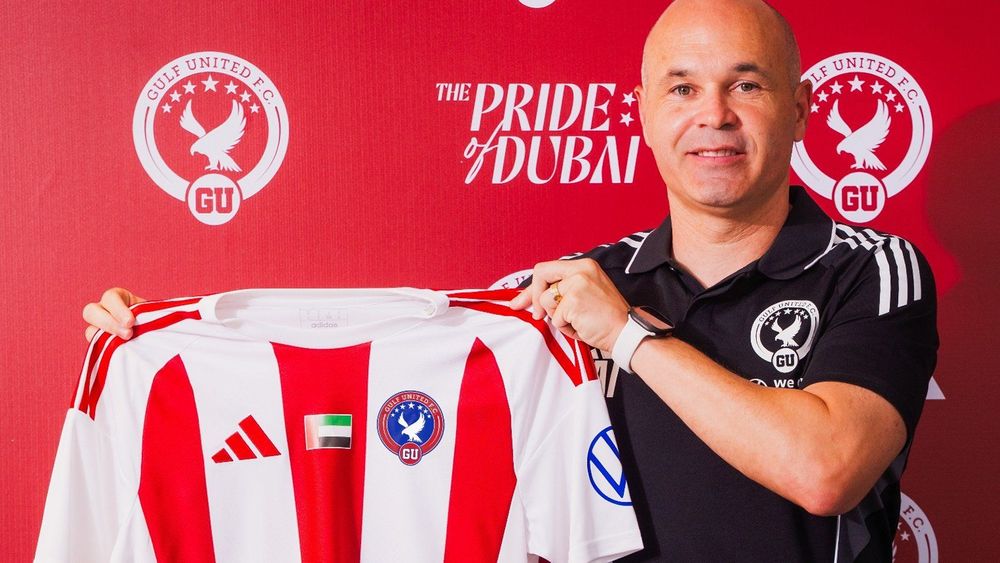 Barca legend Iniesta begins coaching career with UAE's Gulf United