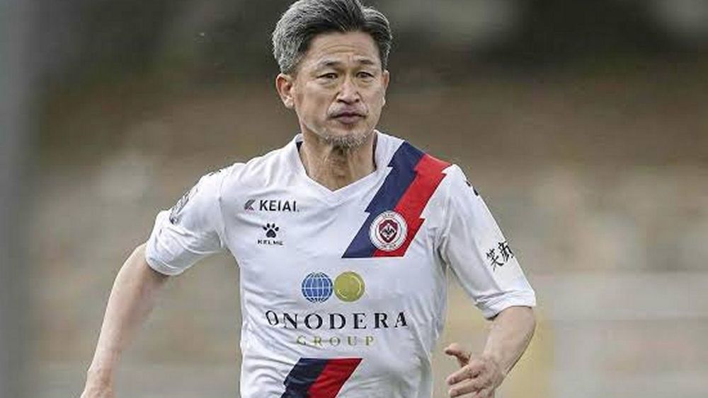 King Kazu, 59 anni, segna il primo gol in quattro anni per il Fukushima